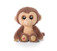 NICI Glubschis : L’Originale - Singe en peluche Hobson Glubschis 15 cm - Peluches adorables - Doudou avec de grands yeux brillants - Animaux du zoo duveteux à câliner et pour jouer - Jouets singes