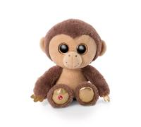 NICI Glubschis : L’Originale - Singe en Peluche Hobson Glubschis 25 cm - Peluches adorables - Doudou avec de Grands Yeux Brillants - Animaux du Zoo Tout Doux à câliner et pour Jouer - Jouets singes
