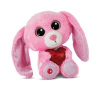 NICI Glubschis : Glubschis - L’Originale - Lapin en Peluche Assis Hearty Kay 15 cm I Jouet Animal Douillet avec de Grands Yeux Scintillants - 47882