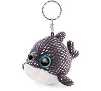 NICI Glubschis : Le porte-clés requin original Ferris 9 cm - Pendentif mini peluche animaux marins doté d’une attache pour cordon, trousseau et porte-clés filles et garçons - Peluches doudous