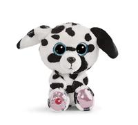 NICI GLUBSCHIS Peluche Dalmation Dottino 15 cm - Peluche Douillette, adorable Nounours à dorloter et comme Jouet, pour Enfants et Adultes, 48695, super Idée Cadeau, noir et blanc