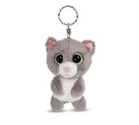 NICI Porte-clés GLUBSCHIS Chate Grise Felinja 9cm Green, 48692, 9 cm