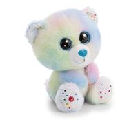 NICI GLUBSCHIS Snoomi l’Ours Arc-en-Ciel - Peluche Douce pour câliner, Enfants et Adultes, idée Cadeau, 25 cm, Multicolore - 63059