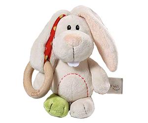 NICI Grabber Rabbit Tilli 15cm with Wooden Ring