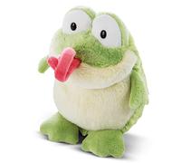 NICI Grenouille en Peluche 17 cm - Jouets durables pour Filles, garçons et bébés - Peluches Animaux pour Jouer, à Collectionner et à câliner - Doudou Animal Doux, Vert - Cadeau Enfant