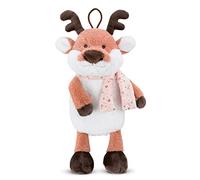NICI Jouet Peluche Bouillotte Renne Jonte 350ml - 2 en 1 - Peluche et Bouillotte à Eau pour Filles et Garçons I Coussin chauffant Lit à partir de 10 mois - 48336