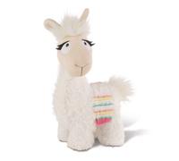 NICI La-La-Lama Lounge Doudou Lama Dalia avec tapis de selle, peluche 32cm, 42248
