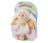 NICI La La Lammie l’Ange Gardien Mouton en Peluche 30cm dans sa boîte Cadeau - Peluches Moutons pour Filles, garçons et bébés - Jouet Doux à câliner, pour Jouer et à Offrir - Doudou - Blanc/Or
