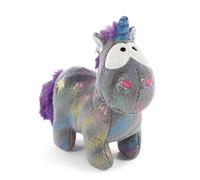 NICI- Licorne Debout Theodor & Friends Unicorn Star Bringer 13cm Green, 48626, Gris, 16 cm