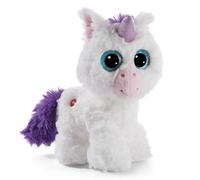 NICI Cuddly Toy Glubschis Unicorn Lilaluna 17 cm White Standing - Sustainable Soft Plush Toy Cute Plush Toy for Cuddling and Playing, for Children and Adults, Great Gift Idea