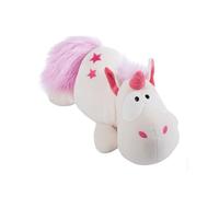 NICI Licorne Theodor Soft 35 cm I Peluche licorne couchée avec de grands yeux mobiles I Peluche licorne pour les amateurs de doudous I 49487, rose