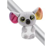 NICI MagGLUBSCHIS Koala Miss Crayon, 9 cm - 63286 | Peluche douce avec aimant, se fixant sur métal, tableaux magnétiques et sacs, pour jouer, collectionner et offrir à tous