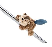 MagNICI 62263 Castor Harry Woodsnacker en peluche avec aimant, 12 cm, marron, adhère aux surfaces en métal, aux tableaux magnétiques et aux poignées de sac, compagnon de voyage, excellent cadeau