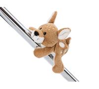 MagNICI 62264 Chevreuil René en Peluche avec Aimant, 12 cm, Marron, adhère aux Surfaces en métal, aux Tableaux magnétiques et aux poignées de Sac, Compagnon de Voyage, Excellent Cadeau