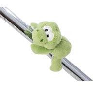 MagNICI 62265 Grenouille Fridolin en peluche avec aimant, 12 cm, verte, adhère aux surfaces en métal, aux tableaux magnétiques et aux poignées de sac, compagnon de voyage, excellent cadeau