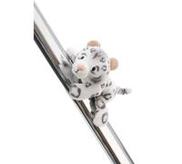 MagNICI 62404 Léopard des neiges Eleni Snowbell, 12 cm, Blanc, Peluche aimantée, adhère aux Surfaces en métal, Tableaux magnétiques et poignées de Sac, Compagnon de Voyage, Superbe idée Cadeau