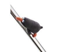 NICI MagNICI 62406 Pingouin Jorge Thunder en Peluche avec Aimant, 12 cm, Gris, adhère aux Surfaces en métal, aux Tableaux magnétiques et aux poignées de Sac, Compagnon de Voyage, Excellent Cadeau
