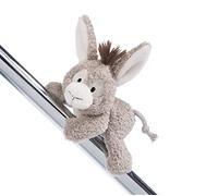 NICI- MagNICI âne Donkeylee 12 cm Gris-Peluche Durable avec Aimant-Animal magnétique pour réfrigérateur, Tableau Noir, élément métallique et Beaucoup Plus, Superbe idée Cadeau, 49191