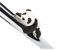 MagNICI Panda Yaa Boo 12cm Blanc - Peluche avec Aimant - Animal magnétique pour réfrigérateur, Tableau Noir, élément métallique et Beaucoup Plus, Superbe idée Cadeau