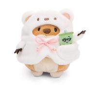 NICI Peluche Chien Hiro avec bubble tea et costume Ours Polair 8 cm Multicolore