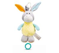 NICI MFN Âne en peluche à suspendre avec la machine à jouets, 18cm
