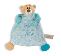 NICI MFN Ours en peluche avec porte-tétine et porte-sucette 25x25cm