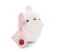 NICI Peluche MOLANG avec doudou 20 cm blanc pour bébés et tout-petits