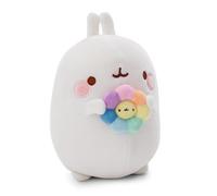 NICI Molang Peluche 48 cm avec Fleur Arc-en-Ciel - Mignonne pour Câliner et Jouer, pour les Amateurs de Doudous - 61166