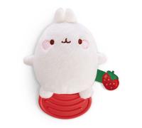 NICI Anneau de Dentition MOLANG 12 cm Blanc - Peluche pour Les bébés et Les Tout-Petits, pour Toucher, se blottir, Explorer et s'endormir