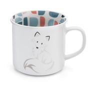 NICI Mug Dreamy Winter 400ml 9,5x9cm Porcelaine Blanc - Gobelet Tasse à thé Tasse à café Tasse en Porcelaine avec Anse pour Boissons Froides et Chaudes - Super idée Cadeau