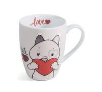 NICI mug Kitty Cat ''Celebrate Love'' 310ml, porcelaine, dans un coffret cadeau