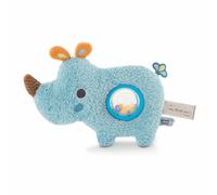 NICI My First Nici Wombi Tombi Activity Doudou 2D rhinocéros Manuffi, doudou, peluche, 20 cm, 46582
