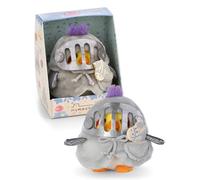 NICI mymochi 62586 Peluche Perruche Chipsy de 8 cm avec Cheval bâton et Costume de Chevalier dans Une boîte Cadeau, 8,5 x 6,5 x 10 cm, Beige, Douce, Adorable Peluche Kawaii pour câlins et Jeux