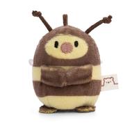 NICI Peluche Abeille Beenie 5cm Brun - Doudou en Peluche, Mignonne Peluche à câliner, pour Jouer, pour Enfants et Adultes, Une Excellente idée de Cadeau
