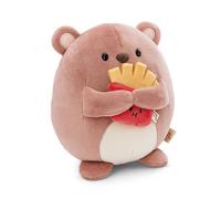 NICI Peluche Ours Nomo de 27 cm avec des Frites Brun - Doudou en Peluche, Mignonne Peluche à câliner, pour Jouer, pour Enfants et Adultes, Une Excellente idée de Cadeau - 61408
