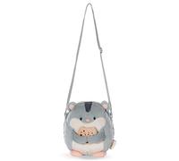 NICI 61819 mymochi Sac À Bandoulière, Motif Hamster Shai, 16 x 17 cm, Gris, Style Kawaii, Tendance, dans Un Joli Design De Peluche, Adorable