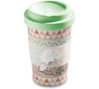NICI - Nici Wild Friends mug / tasse Eléphant 8,5 x 14 cm Bambou, bambou, multicolore, 14.4 x 8,7 x 8,7 cm