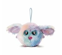 NICI NICIdoos BallBies Hund mit Loop, Kuscheltier, Plüschtier, Taschenanhänger, Anhänger, Plüsch, 9 cm, 46872