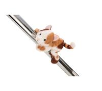 NICI 62135 MagNICI Peluche Chat Porte-Bonheur, 12 cm, Marron, avec Aimant, Adhère Aux Surfaces Métalliques, Aux Tableaux Magnétiques, Aux Poignées De Sac comme Compagnon De Voyage