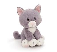 NICI Chat En Peluche, Doux, Mignon, Pour Câliner Et Jouer, Excellente Idée De Cadeau, Pour Enfants Et Adultes, 25 cm, Gris - 62148