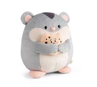 NICI Peluche hamster MYMOCHI Shai 27 cm biscuit gris, douce et câline – 61156
