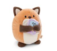 NICI Peluche MYMOCHI Renard Geeks avec jeu vidéo, douce à câliner – 27 cm beige