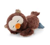 NICI Oscar Le Hibou allongé en Peluche 25 cm - Peluches Hiboux pour Filles, Garçons et Bébés - Jouet Douillet Animal Chouette pour Collectionner, Jouer et Dormir - Doudou à Câliner - Cadeau Enfant