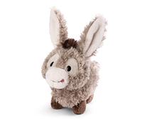 NICI âne Donkeylee 18cm Gris Douce et Durable, Mignonne Peluche à câliner, pour Jouer, pour Enfants et Adultes, Une Excellente idée de Cadeau, 49032