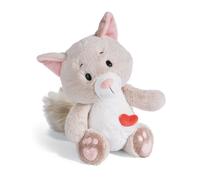 NICI peluche chat Love Fluffy 35cm, assis, VERT