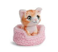 NICI Peluche Chat Roux tigré 12 cm dans Un Panier