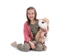 NICI Peluche Chien Jaxs, 55 cm - 63242 | Doux compagnon à câliner, jouer et collectionner, porte-bonheur, superbe cadeau pour enfants et adultes