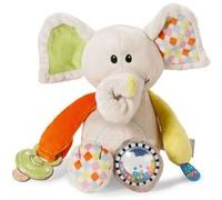 Nici 39704 Activity Doudou Éléphant Dundi, 23 cm