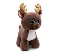 NICI Peluche GLUBSCHIS Renne Chocolate Mousse 45cm Brun - Doudou en Peluche, Mignonne Peluche à câliner, pour Jouer, pour Enfants et Adultes, Une Excellente idée de Cadeau - 49899