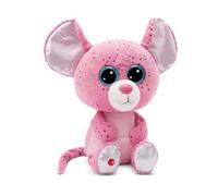 NICI Peluche GLUBSCHIS Souris Miss Mausie 25cm Rose - Doudou en Peluche, Mignonne Peluche à câliner, pour Jouer, pour Enfants et Adultes, Une Excellente idée de Cadeau - 49699